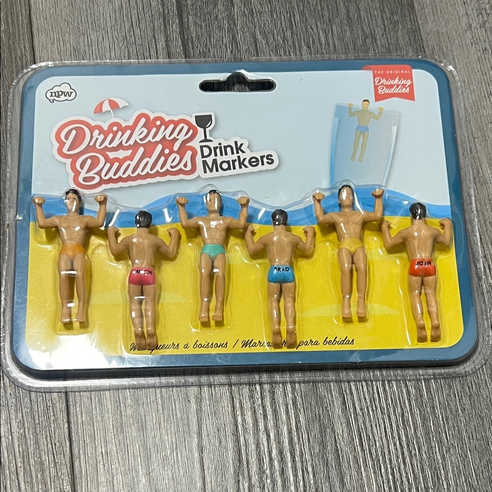Drinking Buddies Drink Markers - Pool Float Swimmers